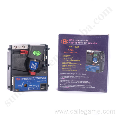 multi-game metal coin coin acceptor